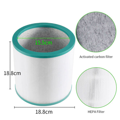 Replacement Filter for Dyson TP01 TP02 TP03 AM11 BP01 Air Purifier,Used for Dyson Fan Pure Cold Chain Tower Purifier 968126-03