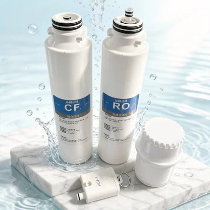 Water Purifier Filter Element,For Osmio Zero Reverse Osmosis Replacement Filter Parts, Compatible Zen&Pur and Aqua Global Filter