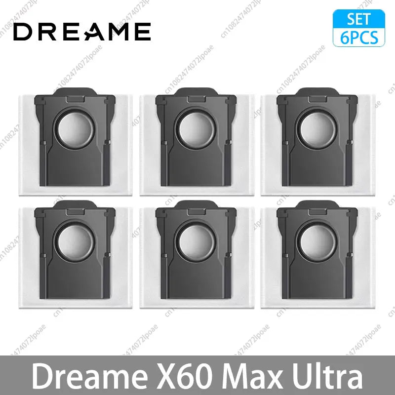 Dreame X60 Max Ultra Accessories Main Side Brush HEPA Filter Mop Cloths Dust Bag Vacuum Cleaner Replacement Spare Parts