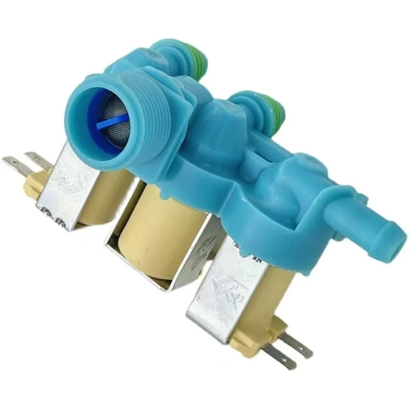 Electric Water Inlet Solenoid Valve Compatible with Samsung DC62-00266E XQB140-D88S XQB160-D99I/SC Washing Machine Part