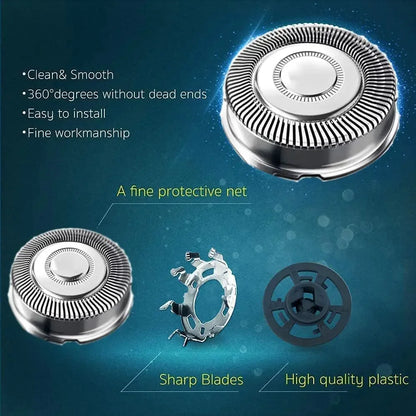 SH71/52 Replacement Heads Compatible with Philips Norelco Series 7000 and Angle 5000 Series Replacement Blades