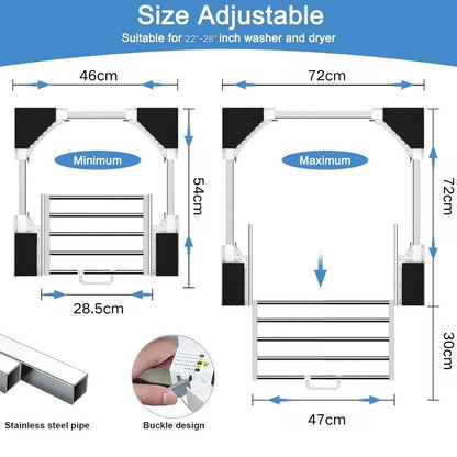 Washer & Dryer Stacking Kit with Pull-Out Drying Rack