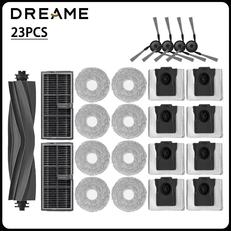 For MOVA P70 Pro Ultra Robot Vacuum Cleaner Accessories:Main Side Brush Mop Cloth Filter Dust Bag Parts Spare.