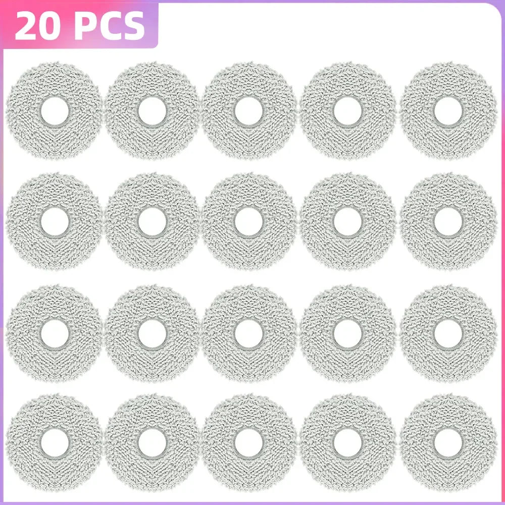 Compatible with Ecovacs Deebot T30C / T30C OMNI Parts Main Roller Side Brush Filter Mop Cloth Dust Bag