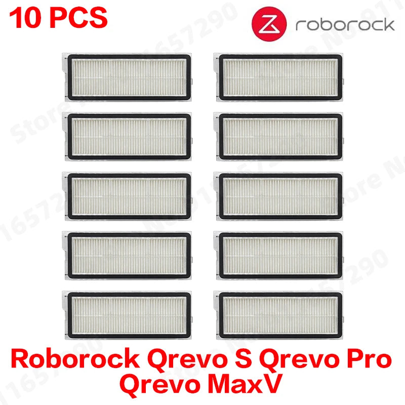 Compatible with Roborock Qrevo S Qrevo Pro Qrevo MaxV Robot Vacuum Parts Main Roller Side Brush Hepa Filter Mop Pad Cloth Dust Bag Accessories