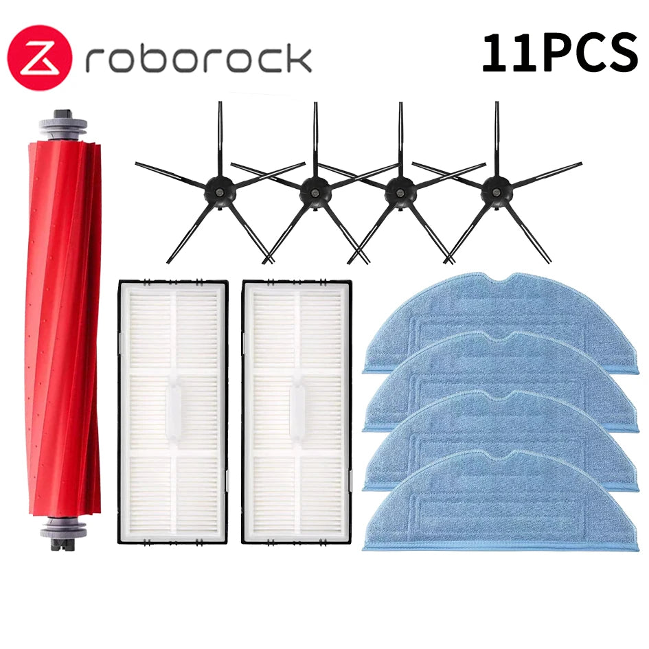 Compatible with Roborock S7 S70 S7 Plus T7S T7S Plus Robotic Vacuum Cleaner Accessories Main Brush Hepa Filter Mops Dust Bag Replacement Parts