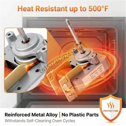 Multifunctional Fan Motor Ovens Repair Accessories ABS Texture Compatible with Even Baking Results R9CD
