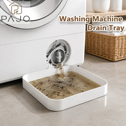 Washing Machine Drain Tray Drain Funnel Water Catch Tray Drainage Tray Washer Filter Cleaning Water Collector Prevent