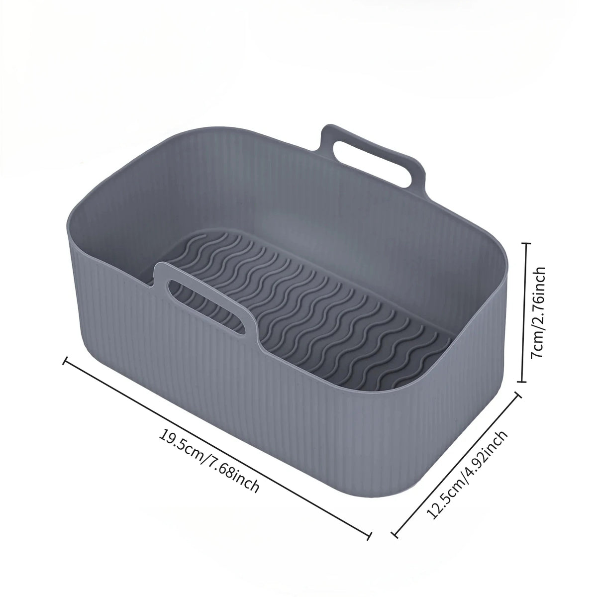 2Pcs/1Pcs Air Fryer Silicone Liners for Ninja SL400 SL401 Stack XL Basket Reusable Air Fryer Baking Tray Airfryer Accessories