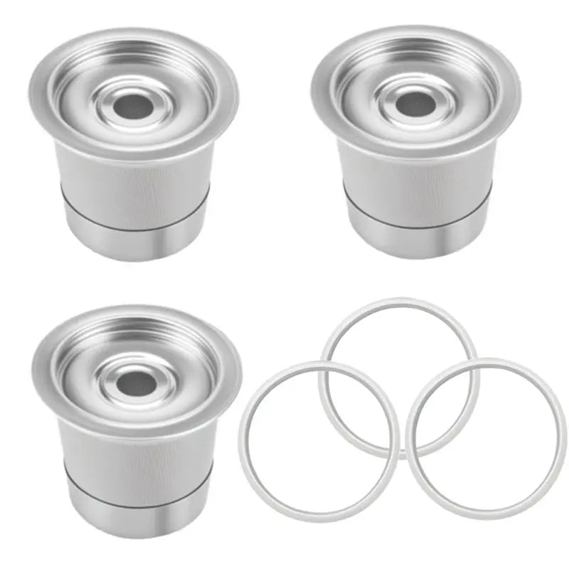 YCOC-Reusable Coffee Pod For Ninja PB041 PB051 CFP101, 304 Stainless Steel Reusable K-Cups For Coffee Maker K Cup Filters