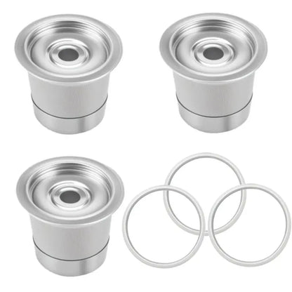 YCOC-Reusable Coffee Pod For Ninja PB041 PB051 CFP101, 304 Stainless Steel Reusable K-Cups For Coffee Maker K Cup Filters