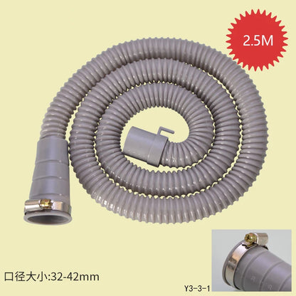 Fully Automatic Washing Machine Drainage Pipe Outlet Pipe Washbasin Dish Basin Lengthening and Extending Downpipe Fittings