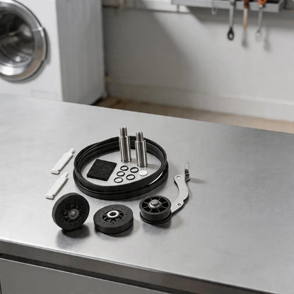 Replacement Dryer Kit for Units from 1992 Onward Featuring RB170002 Roller Assembly D511255P Belt D516792 Pulley and Drum Glides