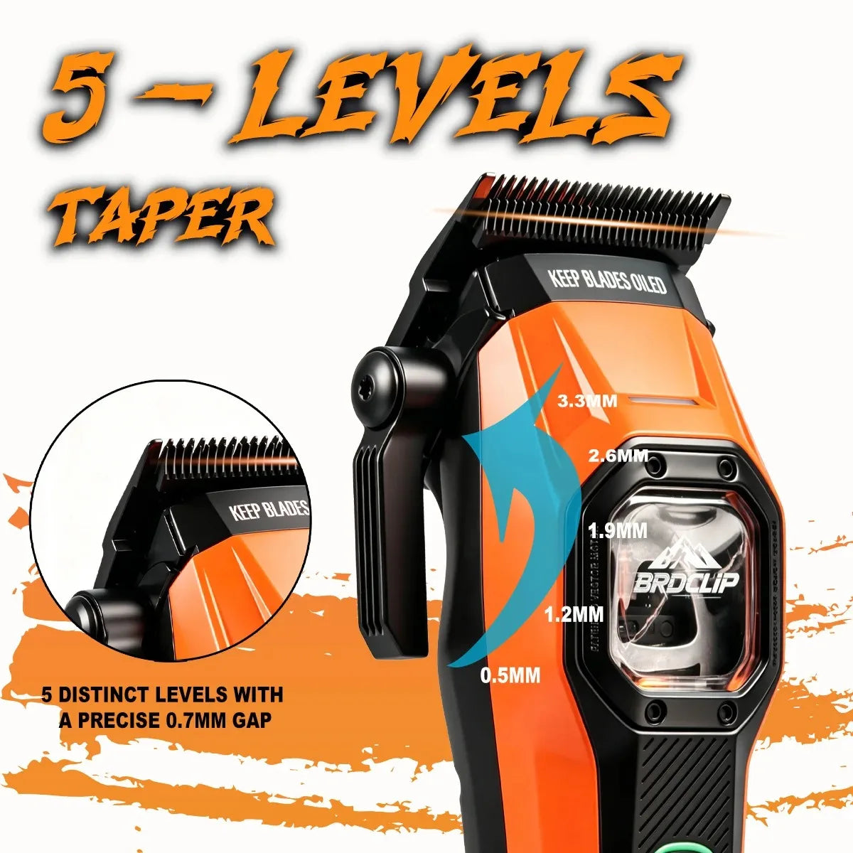 Cordless Hair Trimmer — BRD-2601 / BRD-2602 / BRD-2603 Options