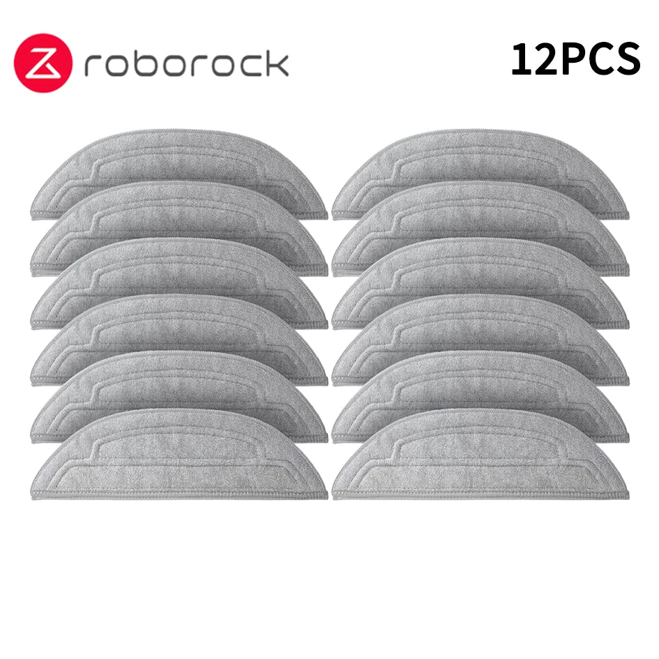 Compatible with Roborock S8 MaxV Ultra Robot Vacuum Spare Parts Main Side Brushes Mop Cloths HEPA Filters Dust Bags Accessories