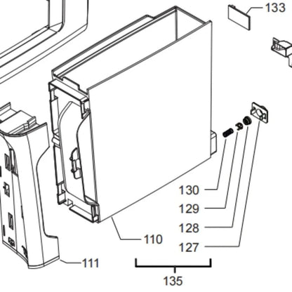 Apply Compatible with Philips Coffee Machine EP2121 EP2136 EP2131 EP3146 EP3321 Water Tank