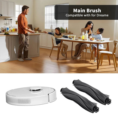Main Roller Brush Compatible with Xiaomi X20Max/X10+ For Dreame D10 Plus Gen 2 RLD32GD/L10s Ultra/X30 Ultra/X40 Ultra/L20 Ultra Vacuum Parts