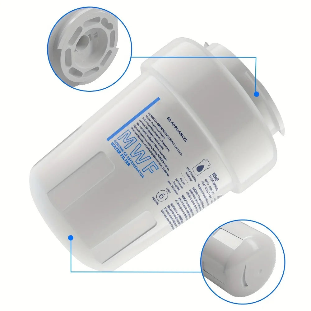Replacement Refrigerator Water Filter Compatible with GE MWFP / MWFA / MWFAP / MWFINT / GWF06 — Model Options