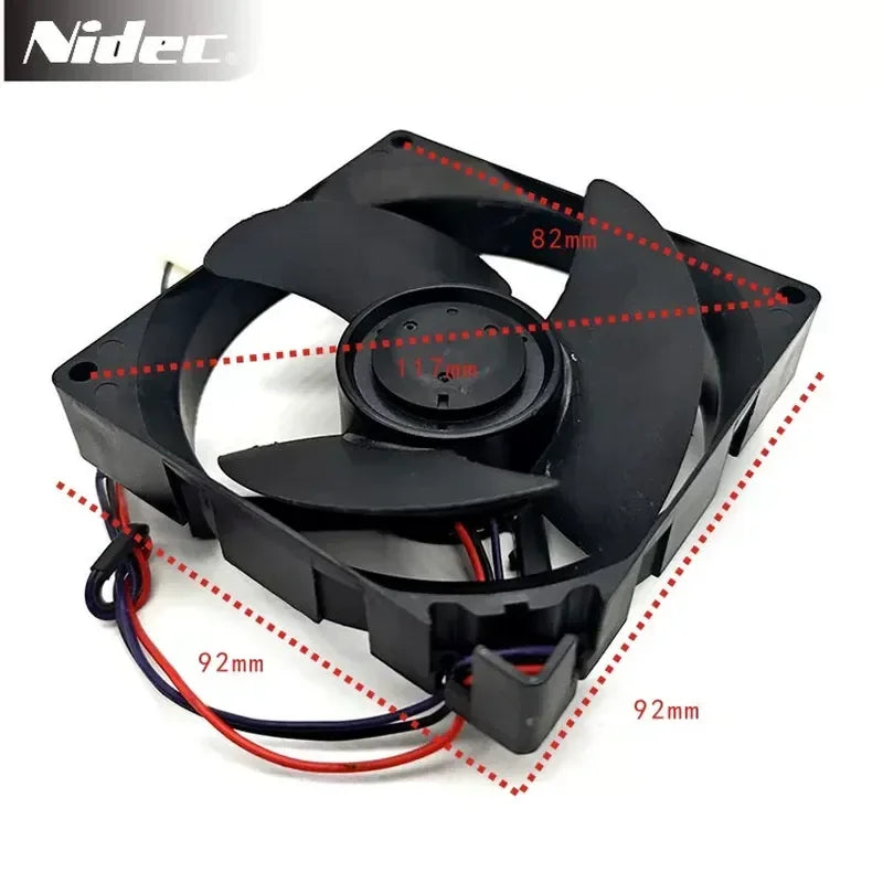 Compatible with Midea Refrigerator BCD-182WL Freezer Compartment Fan U92C12MS7BA3-52Z20 Fan Motor Accessories