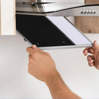 10 Pieces Activated Carbon Fiber Filter Pad Easy to Install Range Hood Replacement Filter Lightweight