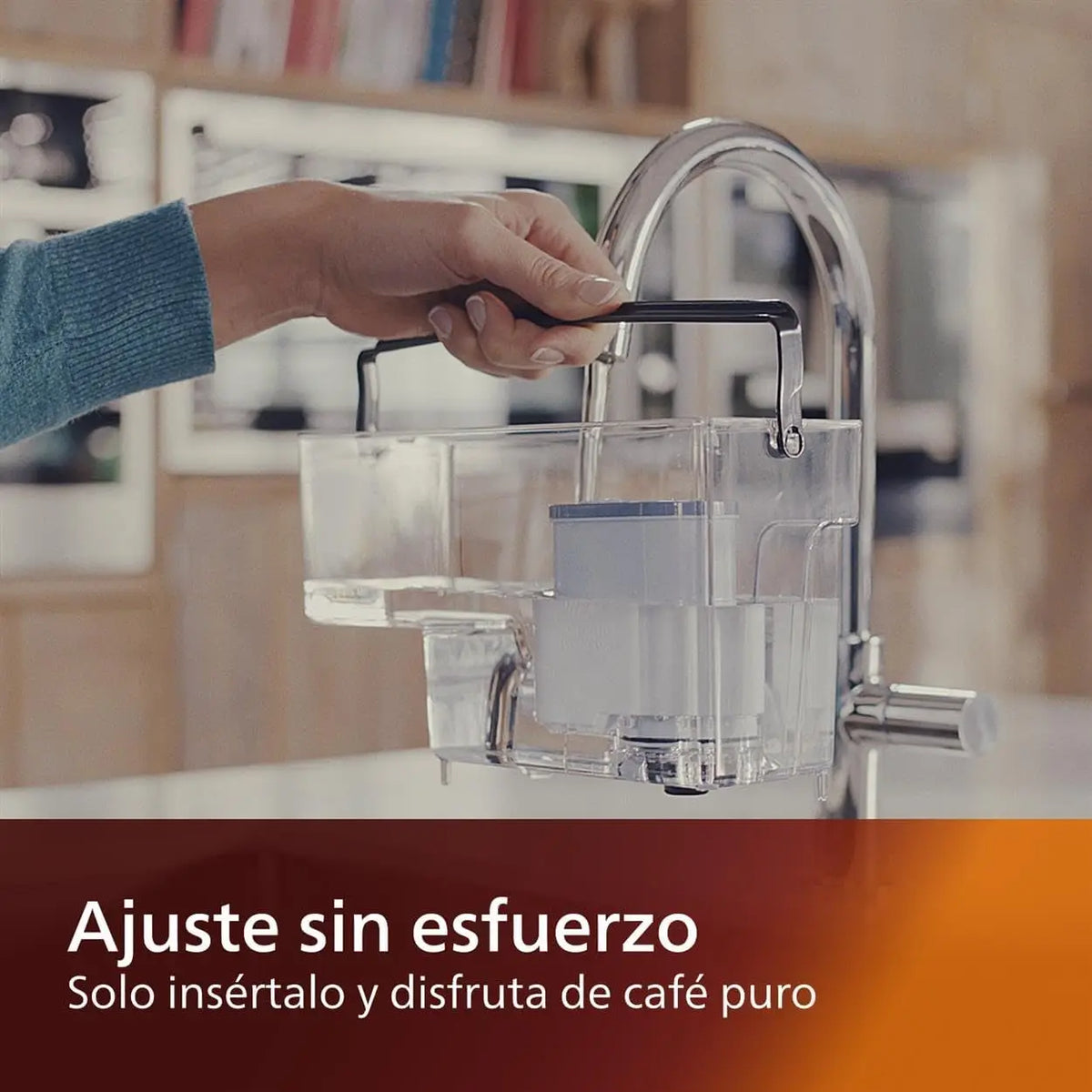 Compatible with Philips AquaClean CA6903/10 Water Filter 5000 Cups No Descaling Ion-Exchange Micro-Porous Click&Go for Saeco/Philips