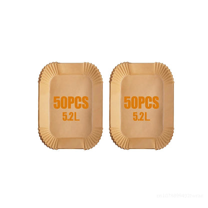 Air Fryer Paper for Ninja AF500EU Disposable Non-Stick BPA Free Healthy Cooking Oil Free Compatible with Dual Zone Air Fryers