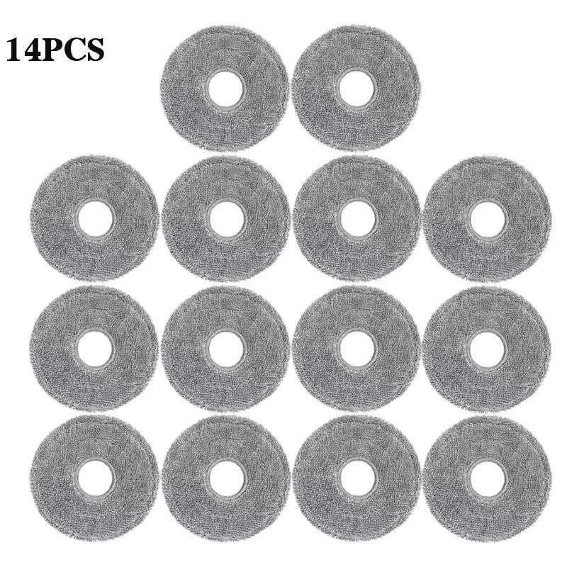 Compatible with Roborock Saros 10R / Saros 20 Robot Vacuum Spare Parts Main Side Brushes Mop Cloths HEPA Filters Dust Bags Accessories