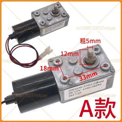 2pcs For Galanz Microwave Oven Turbine Worm Gear Motor HN1650 DC12V 3RPM High Torque Replacement Parts