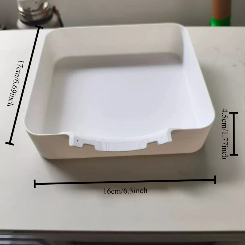 Washing Machine Filter Drain Tray — White