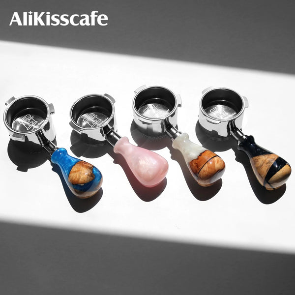51mm Coffee Bottomless Portafilter Delonghi Dedica EC680 EC200 La Specialista EC9155 Homix H11 Espresso Accessories Barista Tool