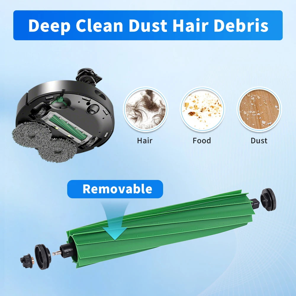 Main Brush For iRobot Roomba Plus 505 Combo Plus 405 Combo Sweeper Robot Vacuum Attachments Roller Brush Accessories Parts