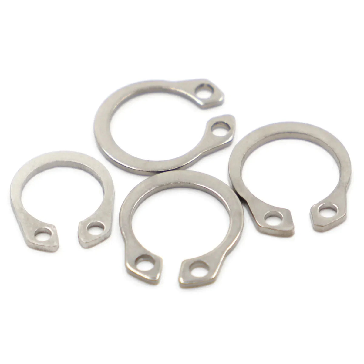 M3-M50 304 Stainless Steel GB894 Circlips For Shaft Type C Shaft Retaining Ring Circlip Card Outer Snap Ring Clamp Spring