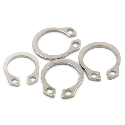 M3-M50 304 Stainless Steel GB894 Circlips For Shaft Type C Shaft Retaining Ring Circlip Card Outer Snap Ring Clamp Spring