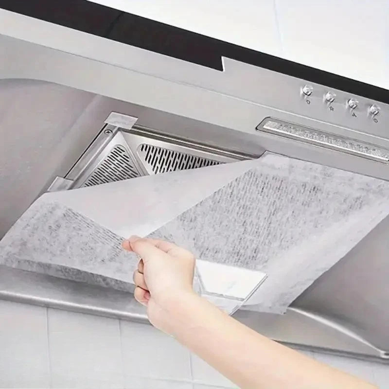 12-Pack Heavy-Duty Range Hood Filters - Oil-Absorbing Mesh Covers for Kitchen Ventilation