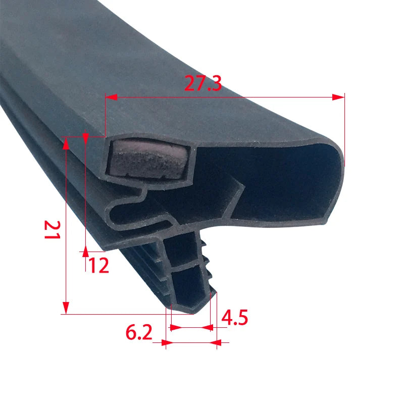 Refrigerator Door Seal — 2.5M — PVC Magnetic