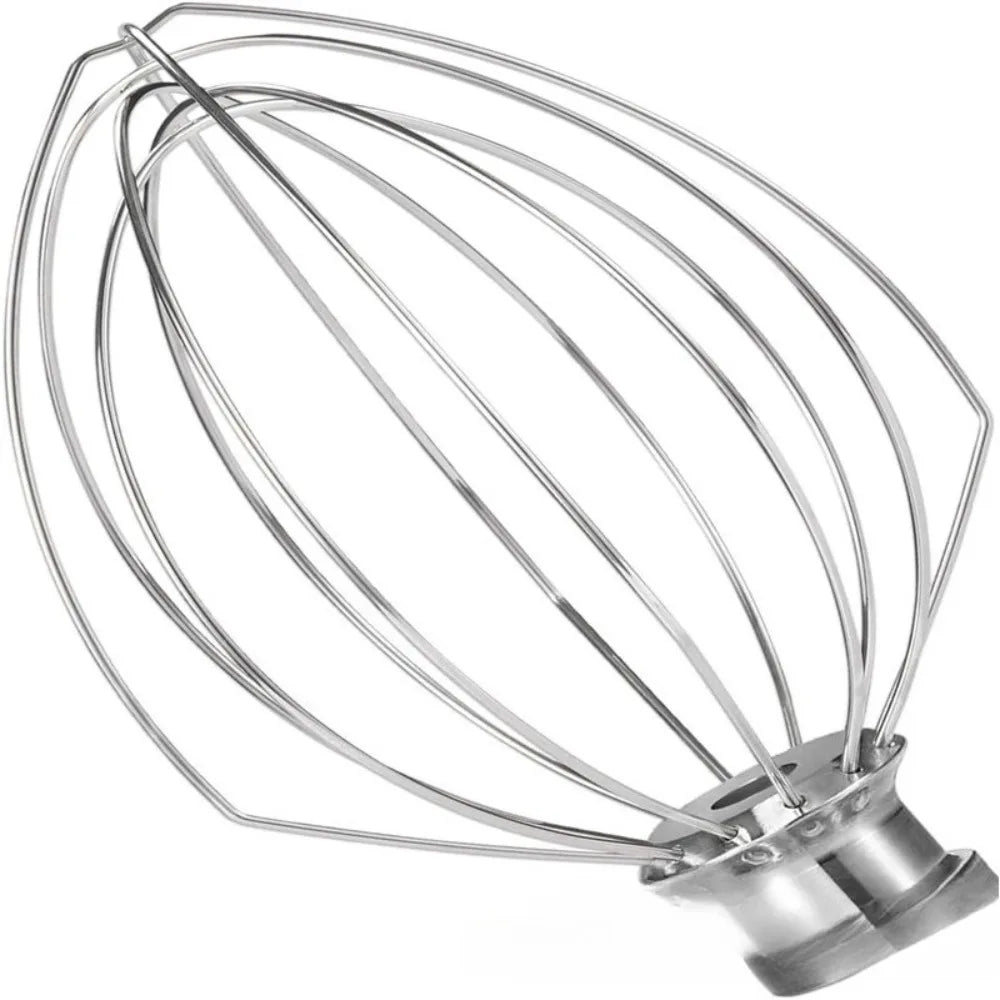 KN256WW Stainless Steel 6 Wire Whip for 5-6 Quart KitchenAid Bowl-Lift Stand Mixer,Egg Cream Stirrer, Cakes Mayonnaise Whisk