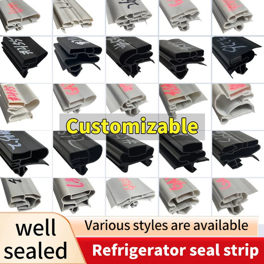Refrigerator Door Seal — 2.5m Magnetic — Uncut Strip