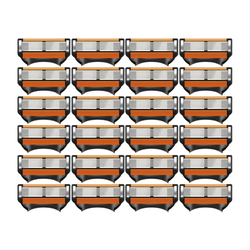 Six-Layer Replacement Razor Cartridges