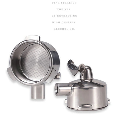 54MM 3ears Coffee Filter Breville Sage/870/875/878/880 Stainless Steel Double Mouth Coffee Portafliter Espresso Coffee Tool