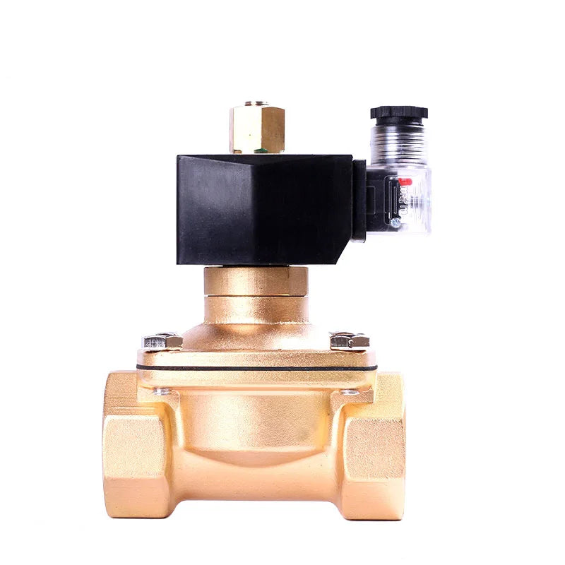 1/2" 3/4" 1" 2" Normally Open Solenoid Valve Brass IP65 Pipe Control Switch Valve Water Valve For Water Oil Gas