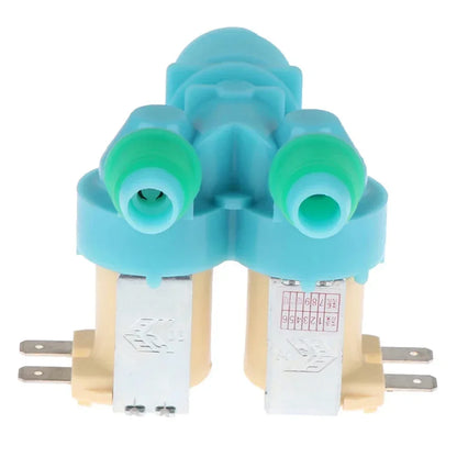 Washing Machine Water Inlet Solenoid Valve Dual-Head Design Compatible with Samsung Washing Machine Parts DC62-00311C 220/240V 50/60Hz