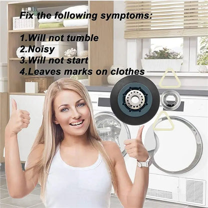 Buy Now 32Pack W10314173 Dryer Drum Roller Replacement For Dryer Compatible with WPW10314173 Roller Drum Support Kit Dryer Parts