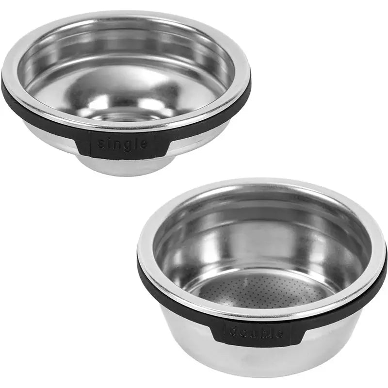 NECESSITYFor Ninja Luxe Cafe ES601& ES701 Compatible 2Pcs Coffee Filter Baskets-Single& Double Cup, Pressurized Portafilter De