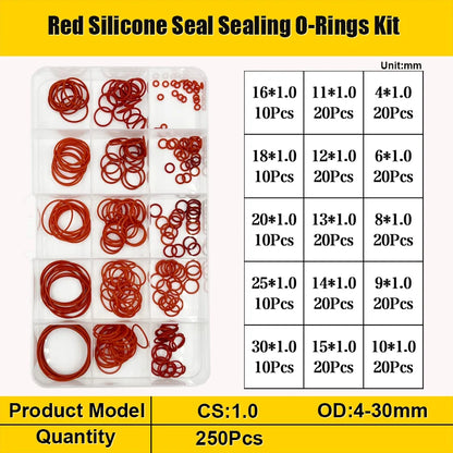 Silicone O Ring Coffee Machine Silicone VMQ O-Ring Seal Washer Plumbing Gasket High Temperature Oring
