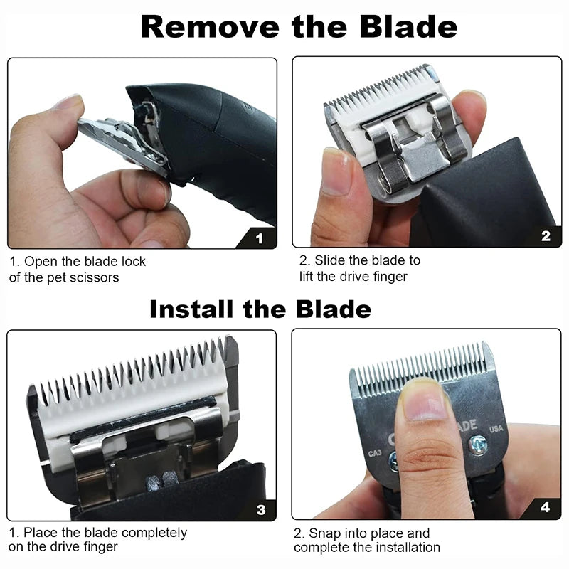 #40 Replacement Clipper Blade Compatible with Andis / Wahl / Oster Clippers