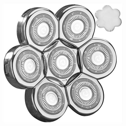 7D Electric Shavers Replacement Heads Bald Replacement Heads Razor Blades for Electric Razors Head Shaver Replacement