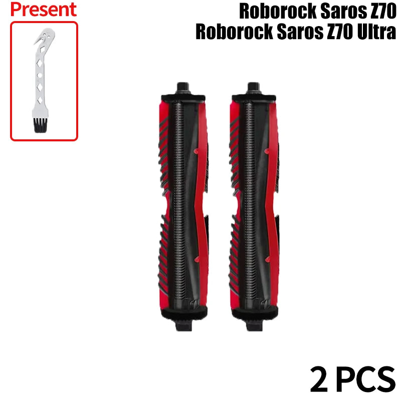 Tricut Brush Accessories Compatible with Roborock Saros Z70/Saros Z70 Ultra Vacuum Cleaner Main Roller Brush Replacement Spare Parts