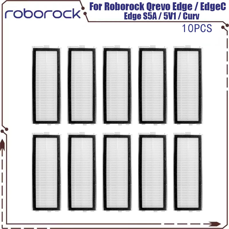 Compatible with Roborock Qrevo Edge / EdgeC / Edge S5A / 5V1 / Curv Vacuum Parts Main Roller Side Brush Hepa Filter Mop Cloth Dust Bag