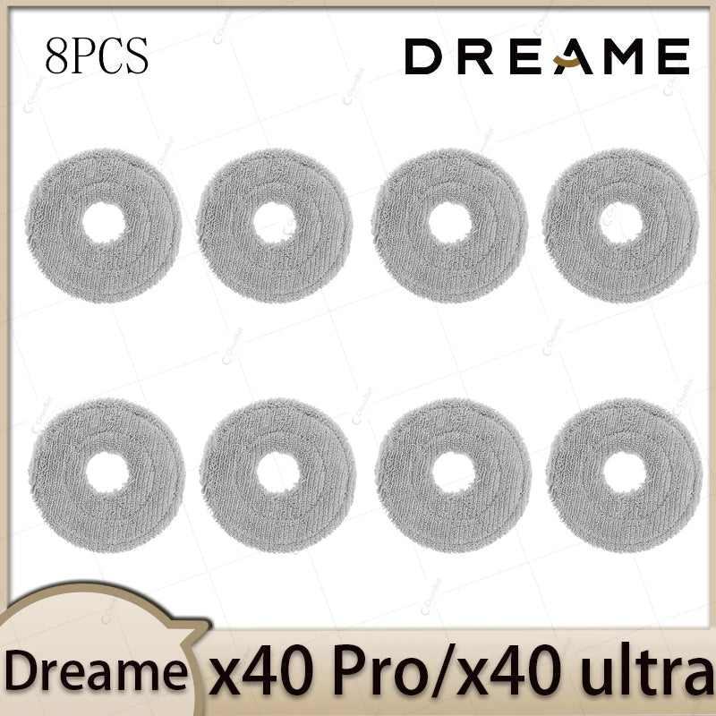 Dreame X40 Pro X40 Ultra Robot Vacuum Cleaner Accessories Main Brush Side Brush HEPA Filter Mop Cloths Dust Bag Par