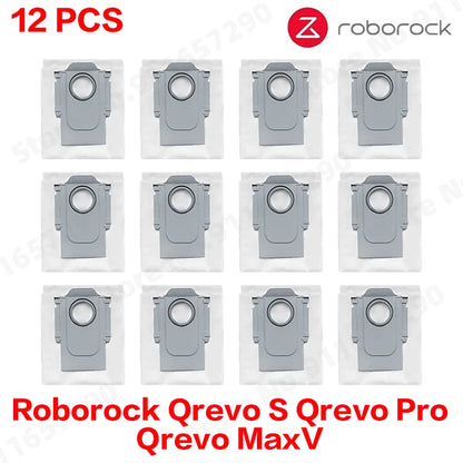 Compatible with Roborock Qrevo S Qrevo Pro Qrevo MaxV Robot Vacuum Parts Main Roller Side Brush Hepa Filter Mop Pad Cloth Dust Bag Accessories
